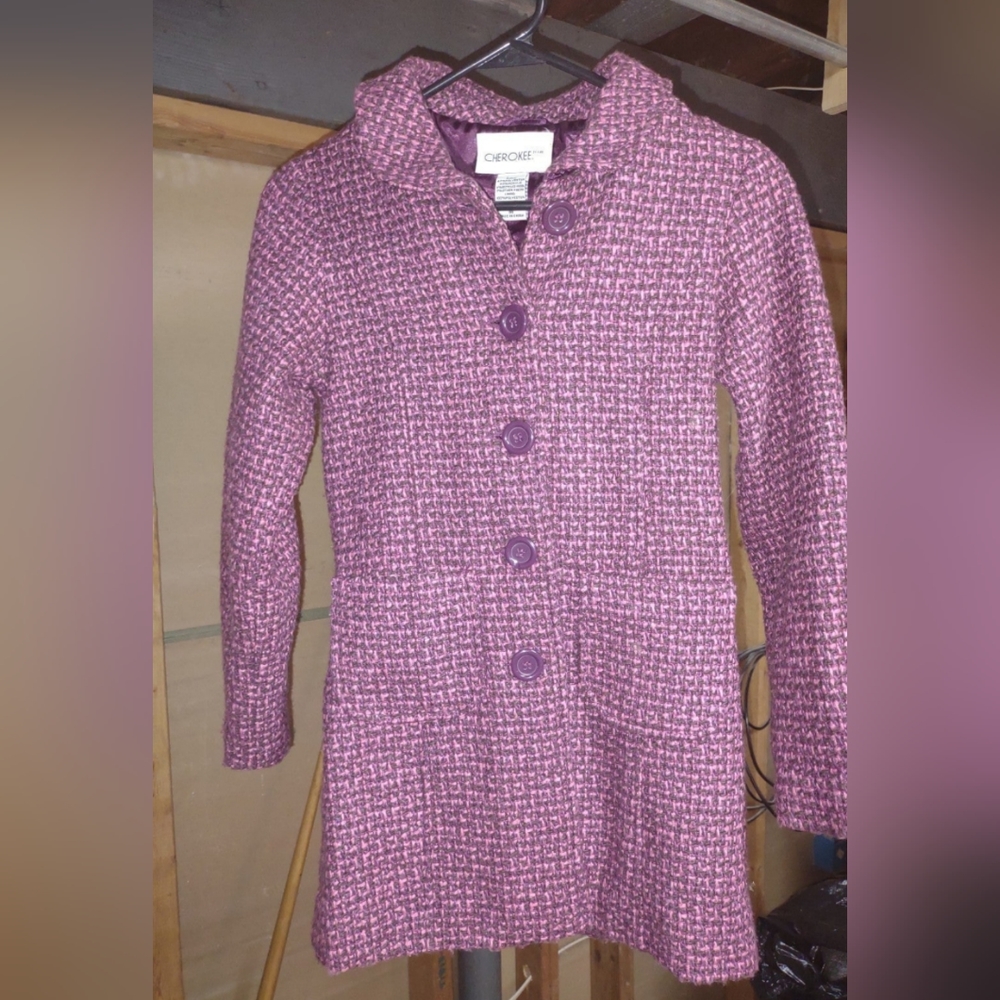 Girls pink coat
